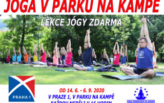 Lekce jógy zdarma - Kampa Park