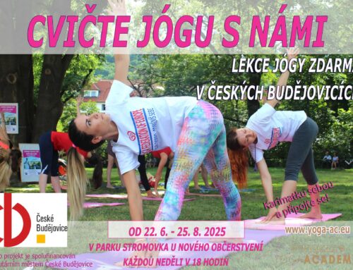 Jóga zdarma v Českých Budějovicích – Cvičte jógu s námi 2025